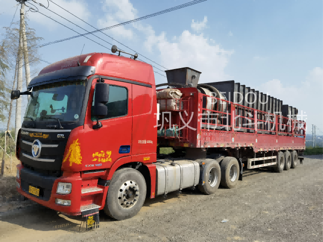 鞏義市成人抖音视频機械發往江西木材成人抖音91视频開啟運輸